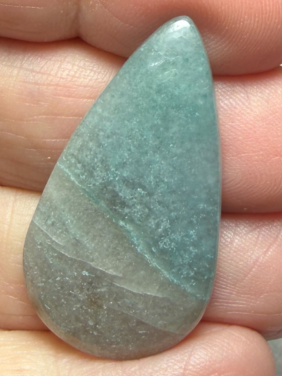 Teardrop 35x19mm Trolleite Cabochon 41