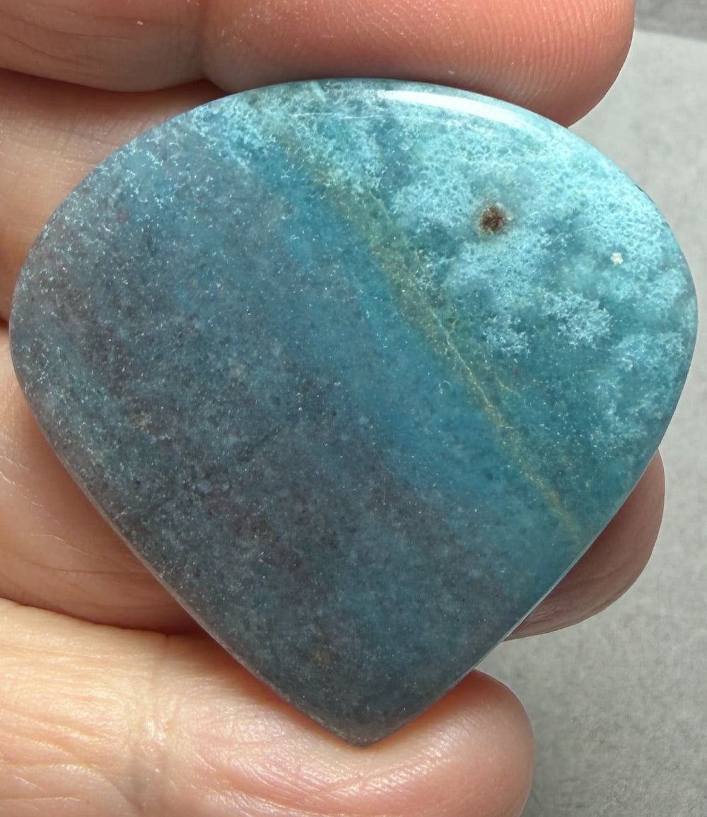 Teardrop 38x39mm Trolleite Cabochon 57