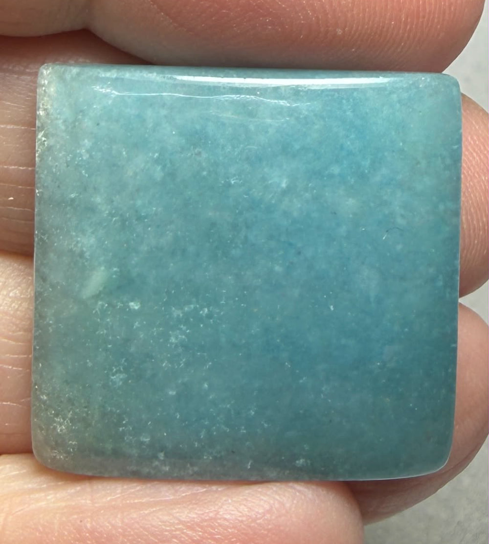 Square 25x25mm Trolleite Cabochon 58
