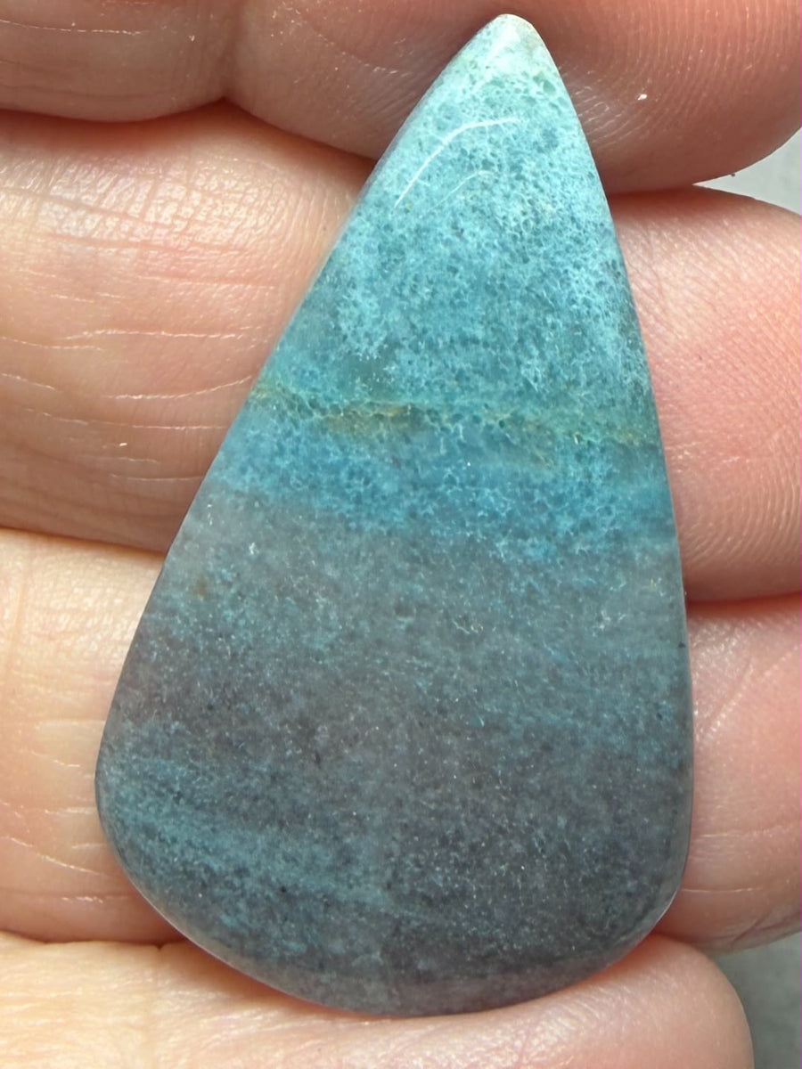 Teardrop 37x22mm Trolleite Cabochon 61