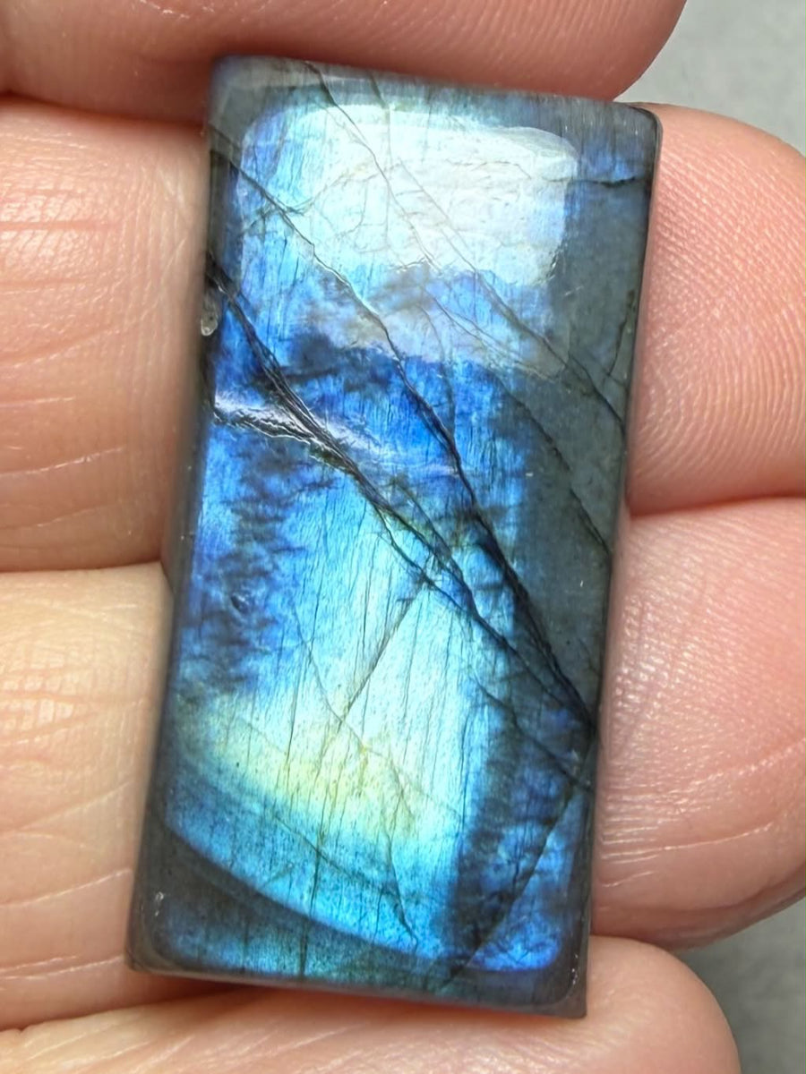 Rectangle 29x15mm Labradorite Cabochon 310