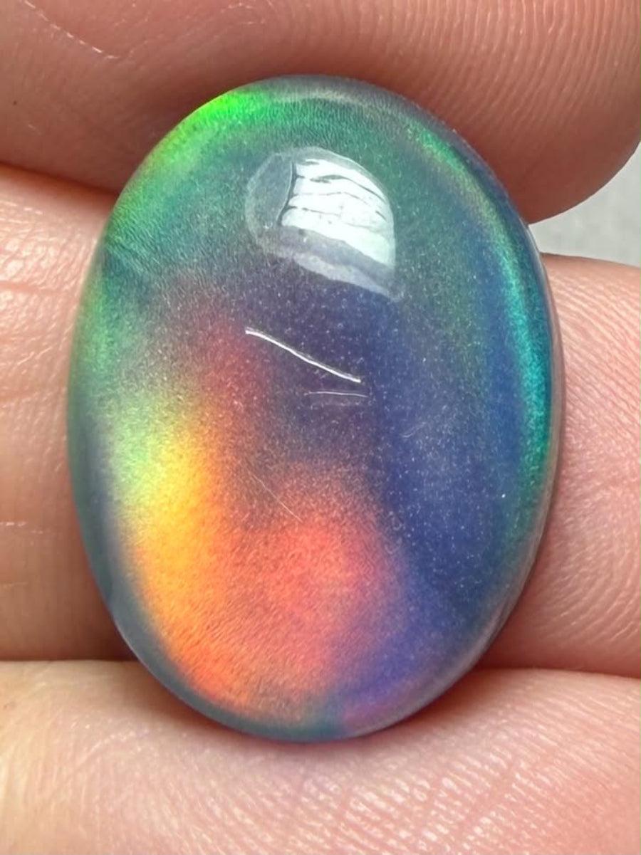 Oval 20x15mm Aurora Opal Cabochon 59