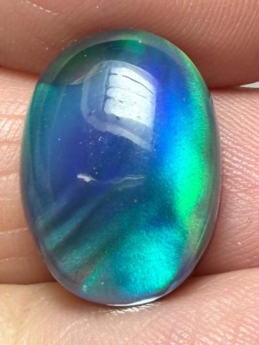 Oval 17x13mm Aurora Opal Cabochon 65