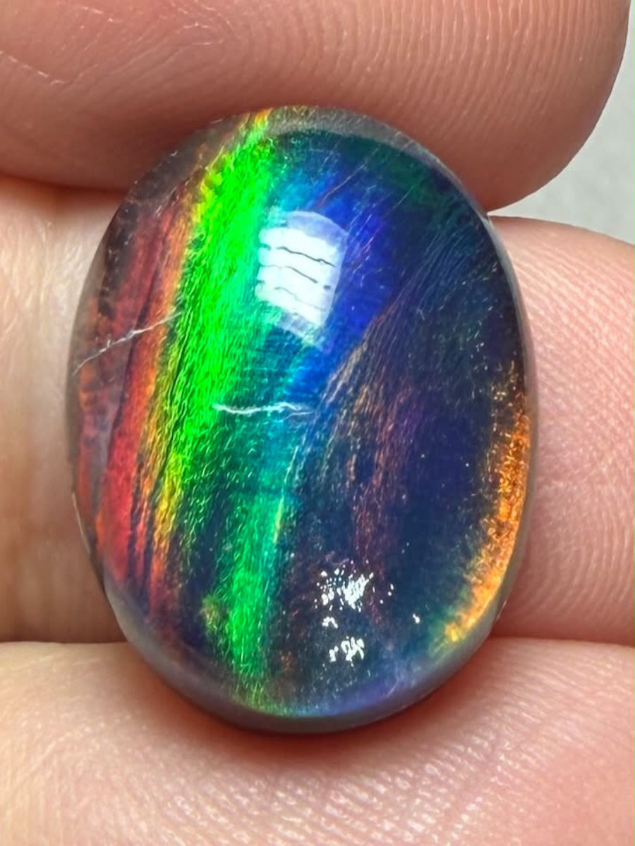 Oval 18x13mm Aurora Opal Cabochon 67
