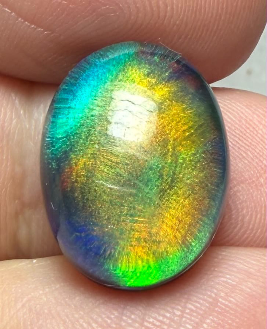 Oval 17x13mm Aurora Opal Cabochon 74