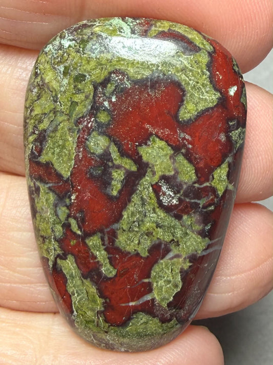 Freeform 40x26mm Dragon Blood Jasper Cabochon 67