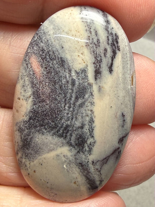 Oval 40x24mm Porcelain Jasper Cabochon 38