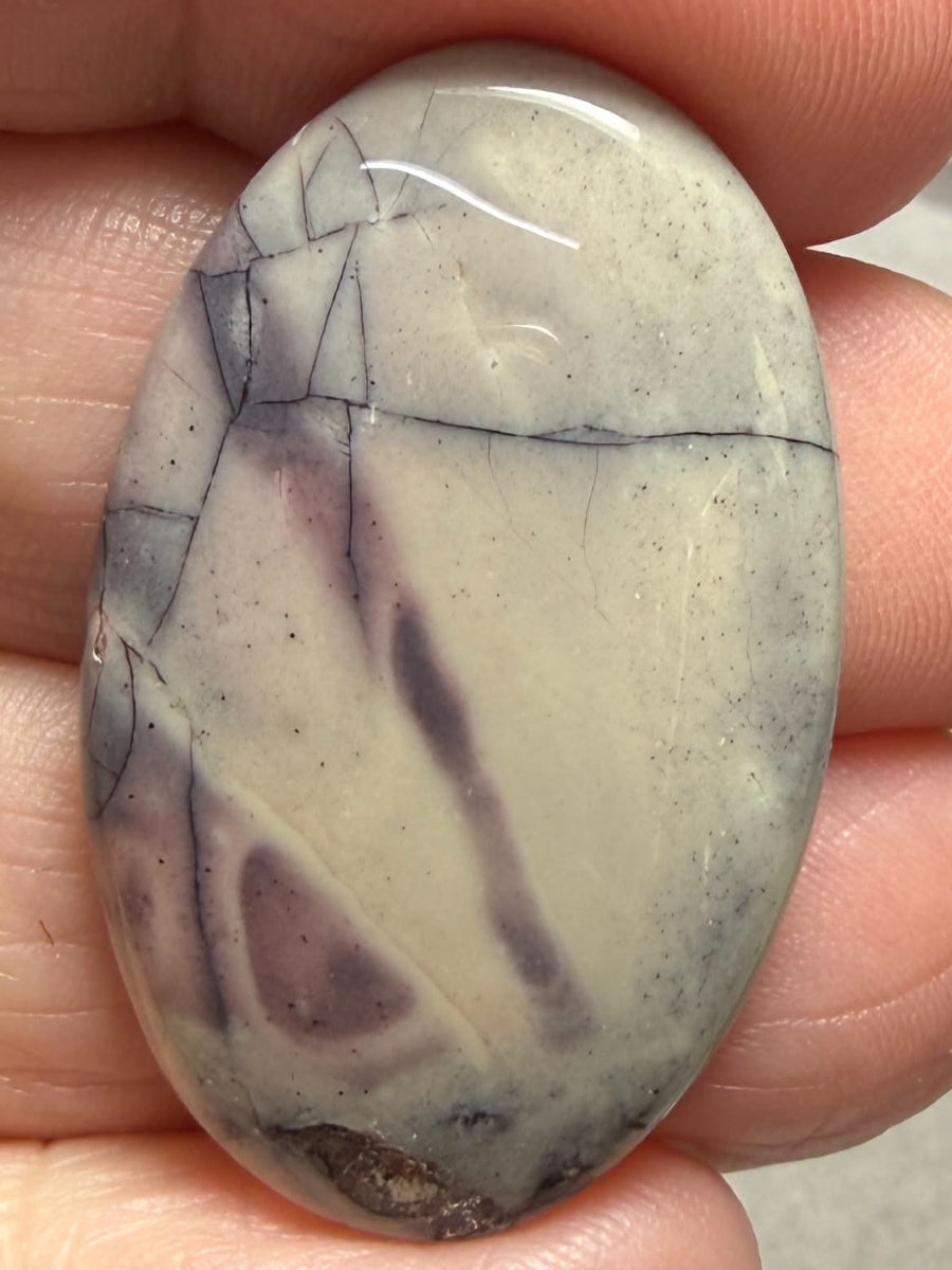 Oval 35x22mm Porcelain Jasper Cabochon 51