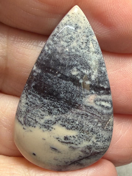 Teardrop 38x23mm Porcelain Jasper Cabochon 54