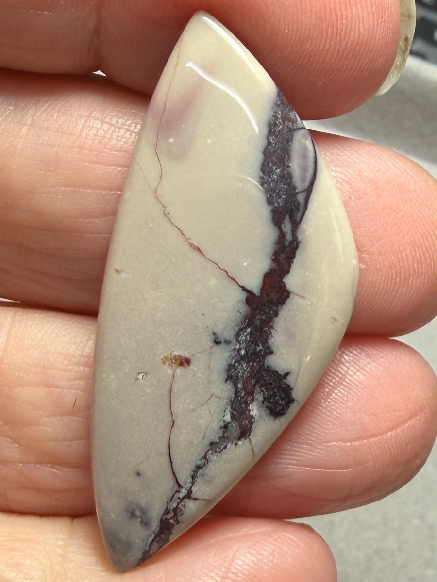 Freeform 44x19mm Porcelain Jasper Cabochon 55