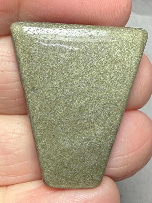 Freeform 31x27mm Gold Sheen Obsidian Cabochon 33