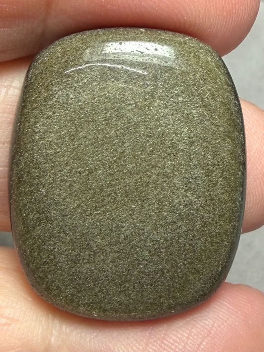 Freeform 29x24mm Gold Sheen Obsidian Cabochon 36