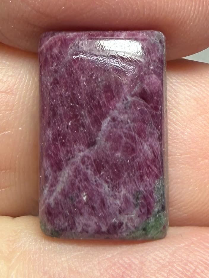 Rectangle 18x11mm Ruby Zoisite Cabochon 25