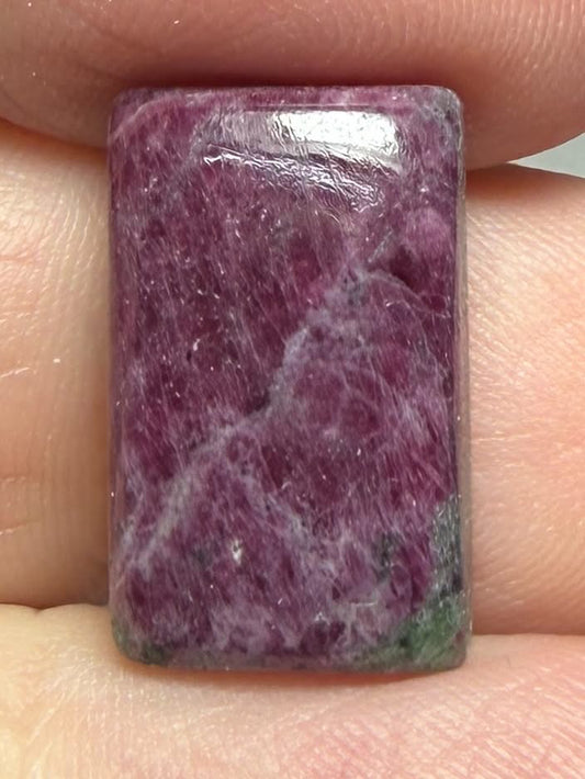 Rectangle 18x11mm Ruby Zoisite Cabochon 25