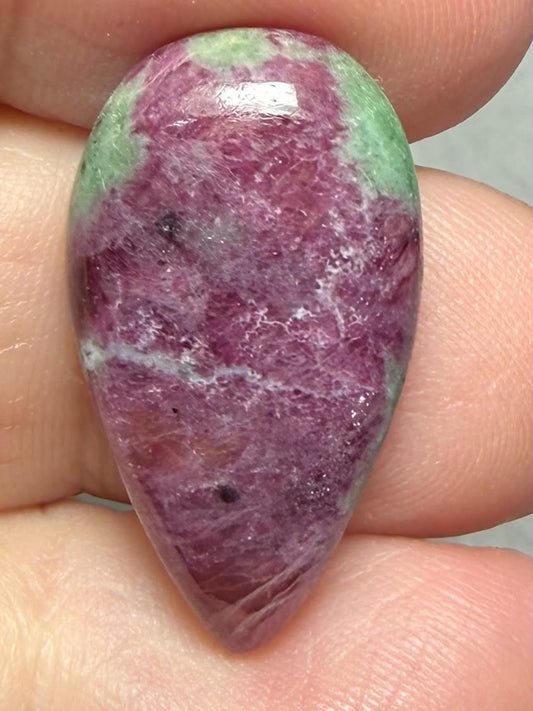 Teardrop 26x14mm Ruby Zoisite Cabochon 51
