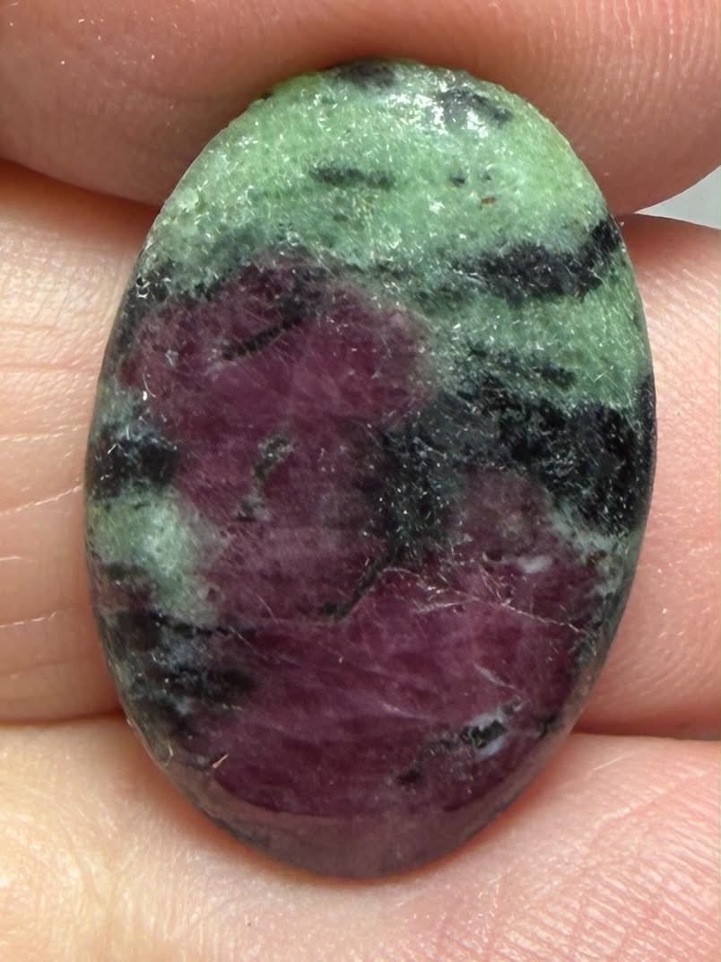 Oval 24x16mm Ruby Zoisite Cabochon 57